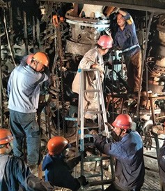 在大型煤礦機(jī)械設(shè)備檢修中小小葫蘆的大作用